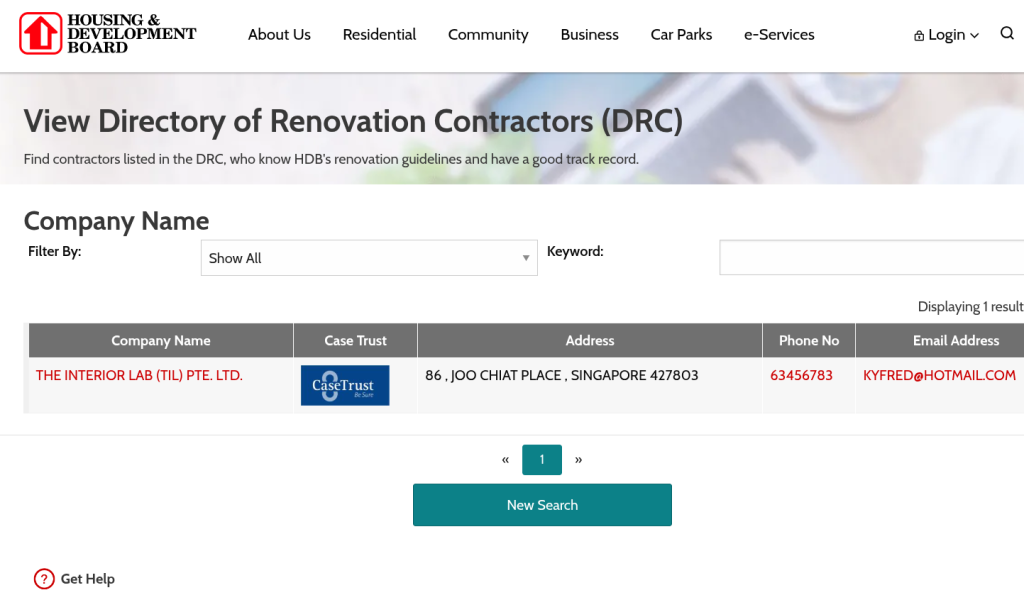 "Interior Labs on the Directory of Renovation Contractors (DRC)"