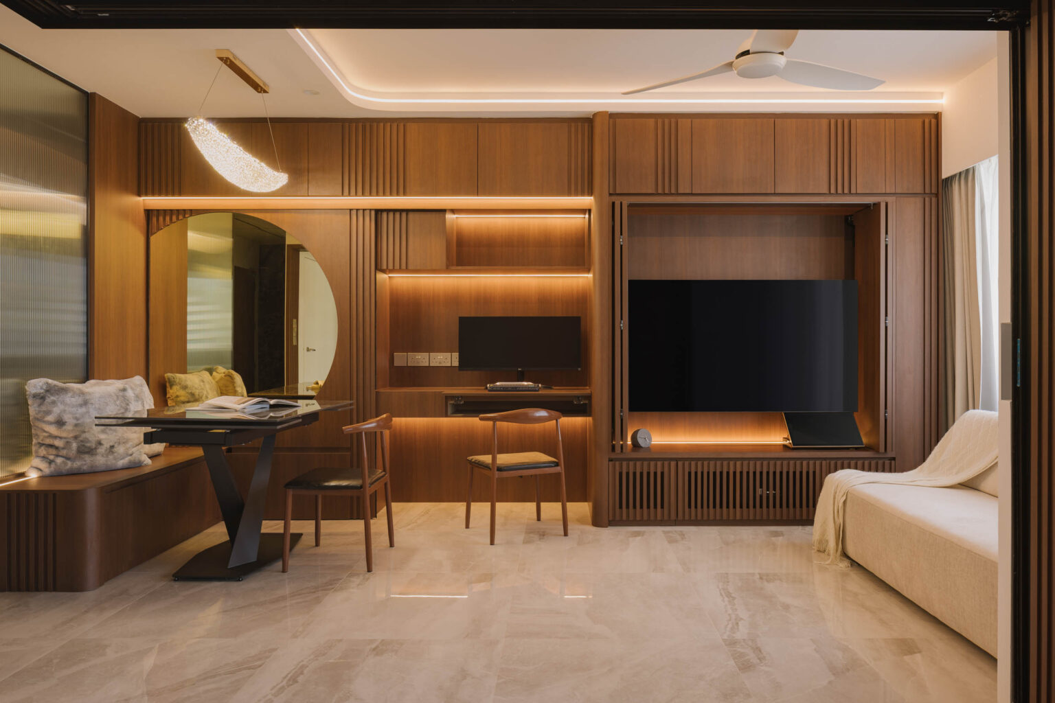 Open, Light & Luxe: Creative Spatial Design Lessons for HDB Interior ...